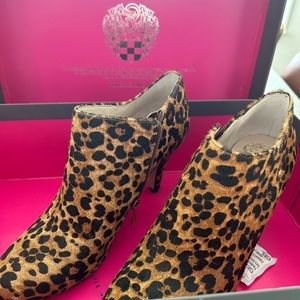 Vince Camuto Leopard Booties
